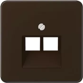 JUNG CD569-2UABR Cover Plate for UAE Socket, 2-Gang, Alpine White