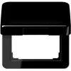 JUNG CD590KLSW Hinged Lid Cover Plate 50x50 mm Black Glossy for CD 500 Range