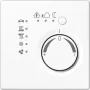 JUNG KNX Continuous Room Temperature Controller with Integrated Bus Coupler, LS-design, Alpine White LS2178WW