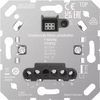 JUNG Relay Insert 1701PSE Potential-Free 1-Channel 10A