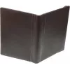 JÜSCHA Alassio A4 MONACO Zippered Leather Document Folder - Antique Dark Brown 30054