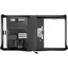 JÜSCHA Alassio BERGAMO A4 Zipper Document Folder Faux Leather Black 31506