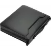 JÜSCHA Alassio BERGAMO A4 Zipper Document Folder Faux Leather Black 31506