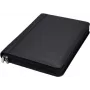 JÜSCHA Alassio BOSA A4 Document Folder with Zipper, Nappa Leather, Black (30061)