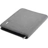 JÜSCHA Alassio Lazio A4 Zippered Document Folder Polyester Grey 30116