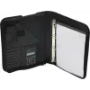 JÜSCHA Alassio RICCIONE A4 Zipper Document Folder Faux Leather Black 30040