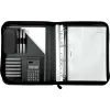 JÜSCHA Alassio RICCIONE A4 Zipper Document Folder Faux Leather Black 30040