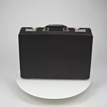 JÜSCHA Alassio TAORMINA Leather Document Bag - Black 41033
