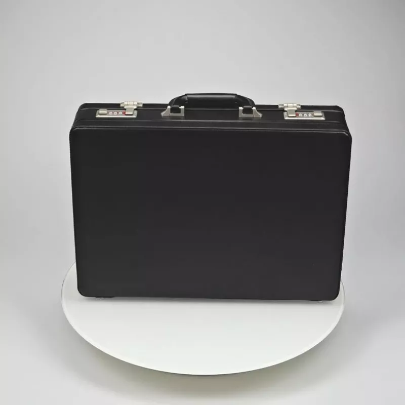 JÜSCHA Alassio TAORMINA Leather Document Bag - Black 41033