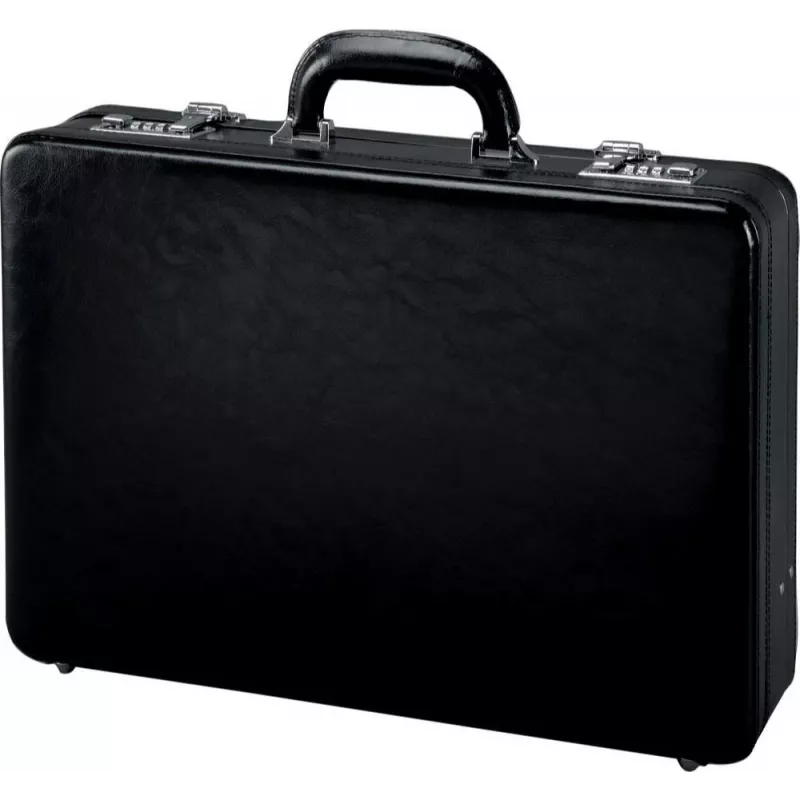 JÜSCHA Alassio TAORMINA Leather Document Bag - Black 41033