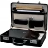 JÜSCHA Alassio TAORMINA Leather Document Bag - Black 41033