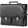 JÜSCHA Alassio Veneto Briefcase, Imitation Leather, Black (47118)
