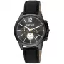JUST CAVALLI MAN JC1G175L0245 42mm Quartz Analog Blue Dial Brown Leather Strap Watch