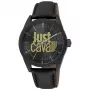 JUST CAVALLI MAN JC1G207L0035 42mm Blue Dial Leather Strap Watch