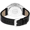 JUST CAVALLI MAN JC1G214L0015 46mm Quartz Analog Watch Black Dial Black Leather Strap