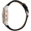 JUST CAVALLI MAN JC1G215L0035 42mm Quartz Analog Watch Black Dial Black Leather Strap