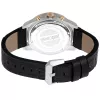 JUST CAVALLI MAN JC1G215L0035 42mm Quartz Analog Watch Black Dial Black Leather Strap