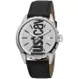 JUST CAVALLI MAN Watch JC1G082L0105 (42mm) Blue Dial Blue Leather Strap