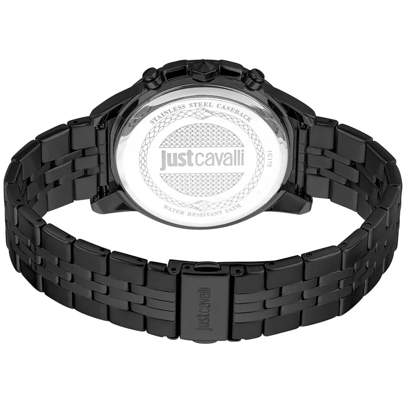 JUST CAVALLI MAN Watch JC1G175M0275 42mm Stainless Steel Blue Dial