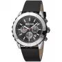 JUST CAVALLI MAN Watch JC1G214L0035 (45mm) - Black Dial, Black Leather Strap