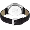 JUST CAVALLI Men's Quartz Analog Watch JC1G217L0025 42mm Blue Dial Blue Leather Strap
