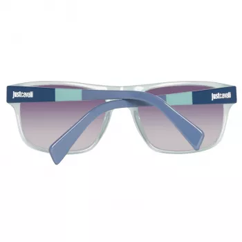 JUST CAVALLI Unisex Sunglasses JC743S-5787B Blue Frame Grey Gradient Lens 57mm