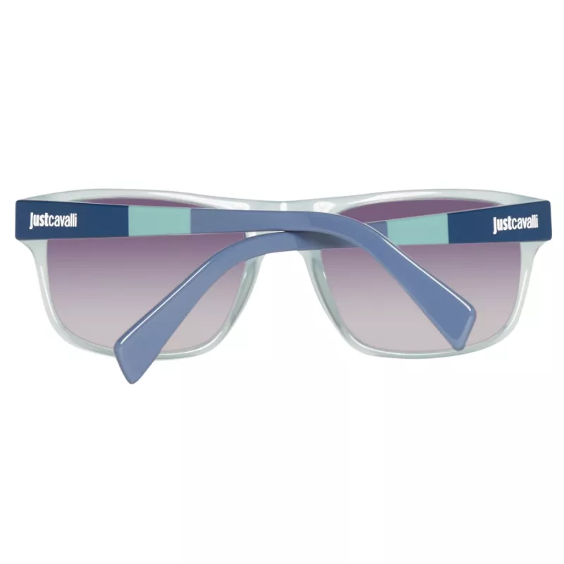 JUST CAVALLI Unisex Sunglasses JC743S-5787B Blue Frame Grey Gradient Lens 57mm