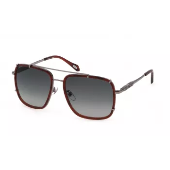 JUST CAVALLI Unisex Sunglasses SJC030V5809JC Havana Acetate Brown Gradient 58mm