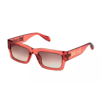 JUST CAVALLI Unisex Sunglasses SJC039-540VC2 Havana/Brown Butterfly Acetate 54mm