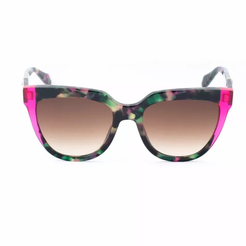 JUST CAVALLI Women Cat Eye Sunglasses SJC105V550GEZ Havana Brown Gradient 55/19/140 mm