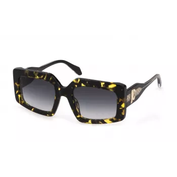JUST CAVALLI Women's Cat Eye Sunglasses SJC020V540709 Havana/Brown Gradient 54mm