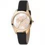 JUST CAVALLI Women's JC1L210L0025 32mm Quartz Analog Watch - Silver Dial, Brown Leather