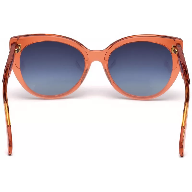 JUST CAVALLI Women's Sunglasses JC836S-66W Havana Butterfly Acetate Frame Brown Gradient Lens 56/18/140 mm