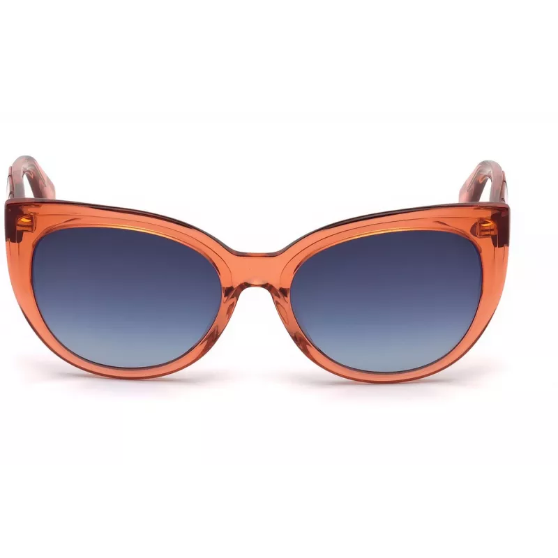 JUST CAVALLI Women's Sunglasses JC836S-66W Havana Butterfly Acetate Frame Brown Gradient Lens 56/18/140 mm