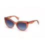 JUST CAVALLI Women's Sunglasses JC836S-66W Havana Butterfly Acetate Frame Brown Gradient Lens 56/18/140 mm