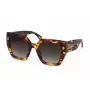 JUST CAVALLI Women's Sunglasses SJC021-530743 Havana Acetate Frame Brown Gradient Lens 53mm