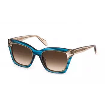JUST CAVALLI Women's Sunglasses SJC024V520931 Havana Acetate Frame Brown Gradient Lens 52mm