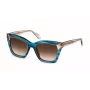 JUST CAVALLI Women's Sunglasses SJC024V520931 Havana Acetate Frame Brown Gradient Lens 52mm