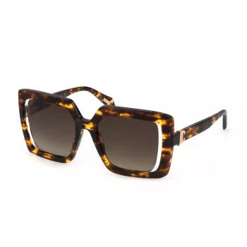 JUST CAVALLI Women's Sunglasses SJC027-530829 Butterfly/Oversized Gradient Grey Lens 53mm