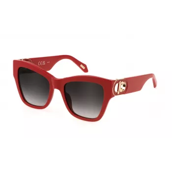 JUST CAVALLI Women's Sunglasses SJC037-5406XX Black Acetate Frame Grey Lens 54mm