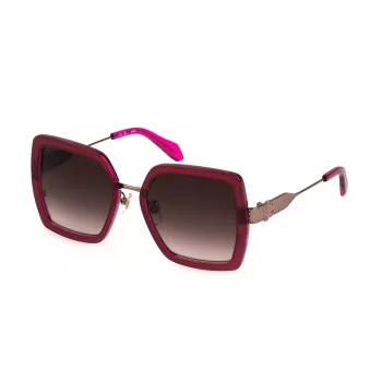 JUST CAVALLI Women's Sunglasses SJC041-5309RV Havana Cat Eye 53mm