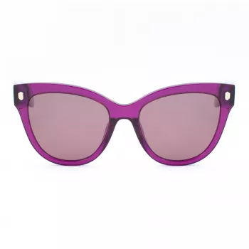 JUST CAVALLI Women's Sunglasses SJC043-5509FE Butterfly Cat Eye Acetate Havana Brown Gradient UV400 55/18/140 mm