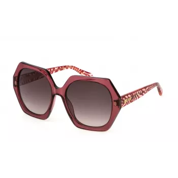 JUST CAVALLI Women's Sunglasses SJC087V5601CK - Black Acetate Frame, Grey Polycarbonate Lenses, 56/17/140 mm
