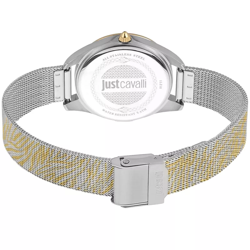 JUST CAVALLI Women's Watch JC1L210M0065 32mm Silver Stainless Steel Milanese Mesh Bracelet