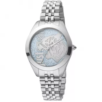 JUST CAVALLI Women's Watch JC1L210M0135 32mm Silver Stainless Steel Quartz