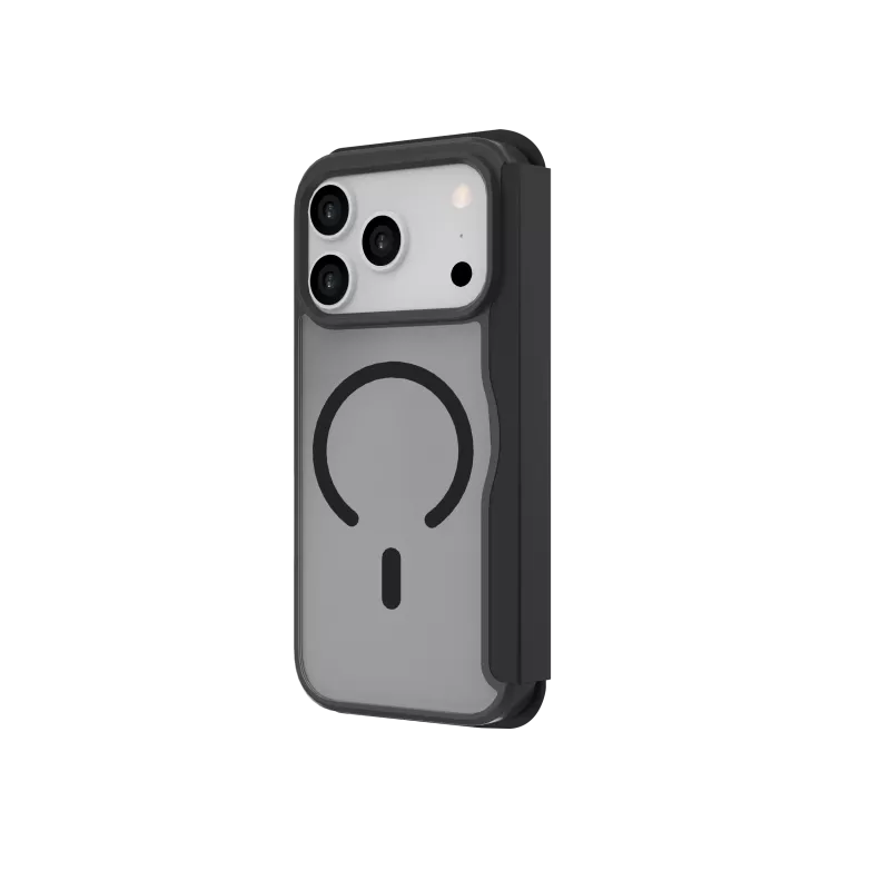 JUST MUST CHAMPION II FLIP CASE MAGSAFE for iPhone 17 Pro, Black