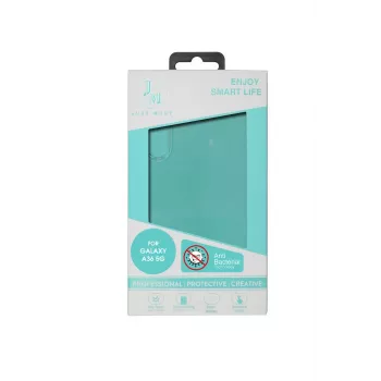 JUST MUST JM Anti-Bacteria TPU Case for Samsung Galaxy A36, Clear Transparent