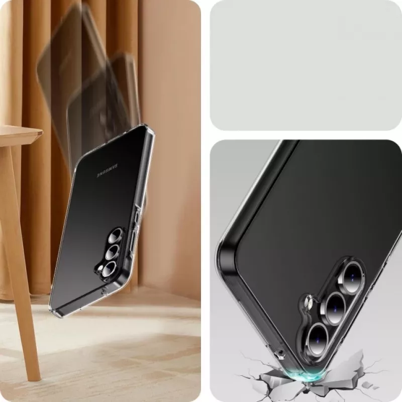 JUST MUST JM Anti-Bacteria TPU Clear Back Cover for Samsung Galaxy A35 5G