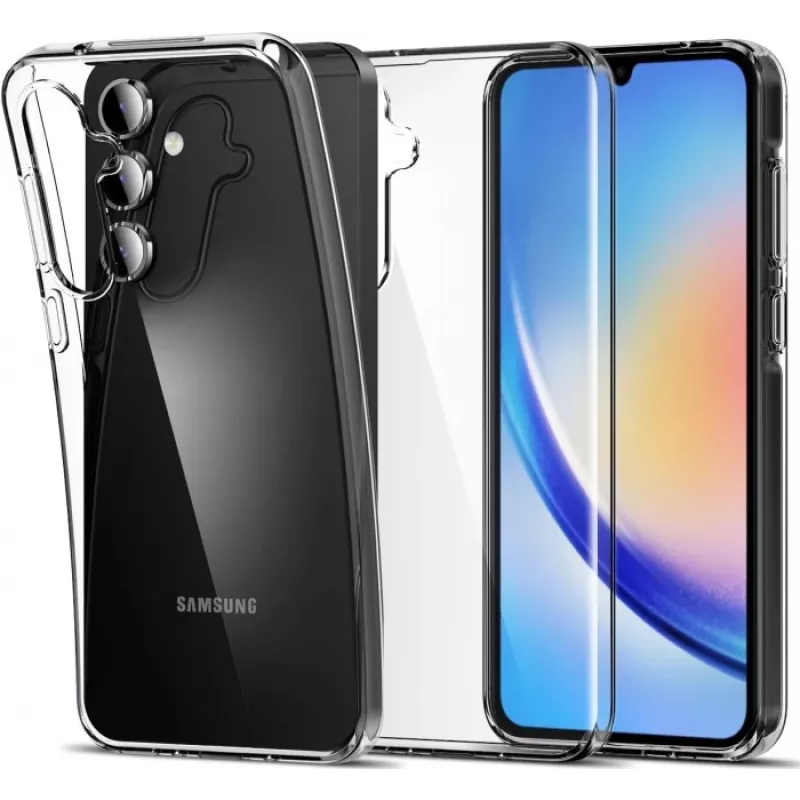 JUST MUST JM Anti-Bacteria TPU Clear Back Cover for Samsung Galaxy A35 5G