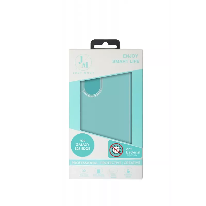 JUST MUST JM ANTI-BACTERIA TPU for Galaxy S25 Edge Clear